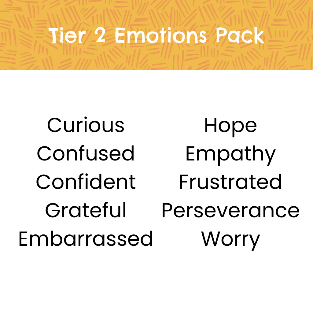 Classroom Kit Add-On Pack: Tier 2 Emotions